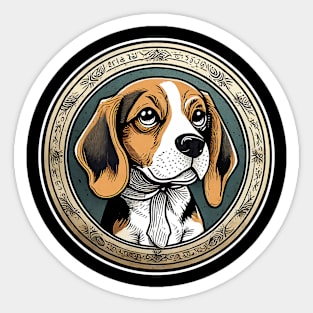 Beagle dog Sticker